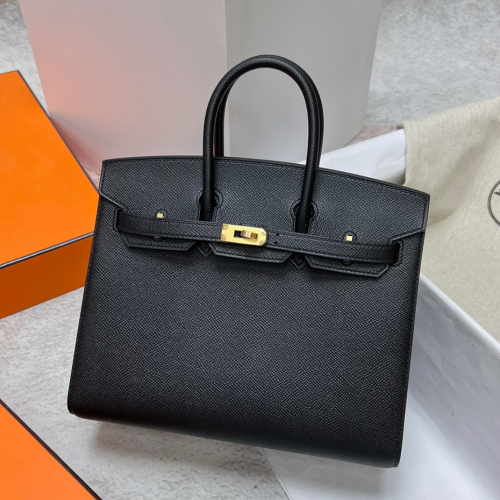 반수공 에르메스 버킨백 25 블랙 금장 엡송