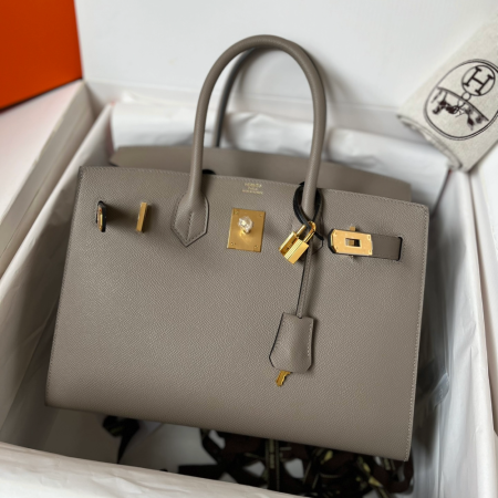 반수공 에르메스 버킨백 30 에토프 금장 엡송