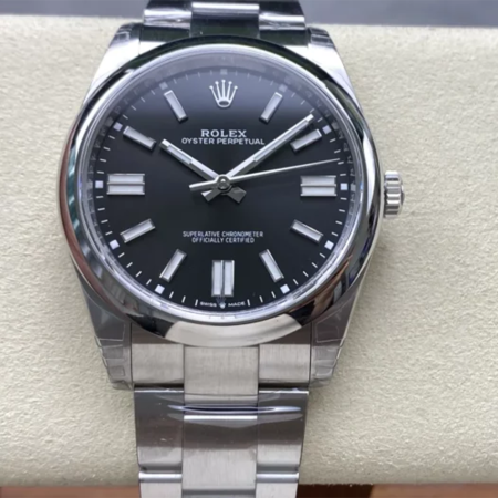 VS공장 롤렉스 오이스터 퍼페추얼 블랙 다이얼 41mm 124300