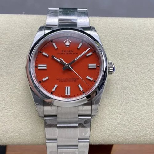 VS공장 롤렉스 오이스터 퍼페추얼 레드 다이얼 36mm 126000