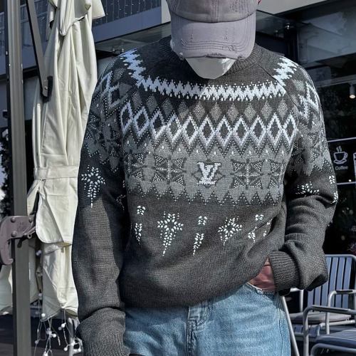 루이비통 엠벨리시드 울 캐시미어 블렌드 풀오버