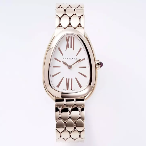 BV공장 불가리 세르펜티 세두토리 핑크골드 화이트 다이얼 103145