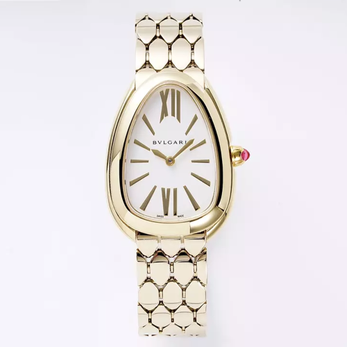 BV공장 불가리 세르펜티 세두토리 옐로우 골드 화이트 다이얼 103145