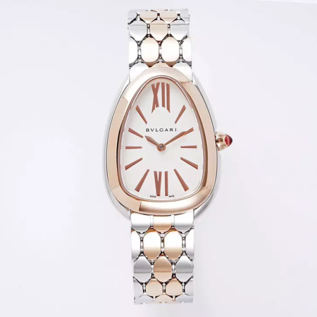 BV공장 불가리 세르펜티 세두토리 로즈골드 콤비 화이트 다이얼 103948