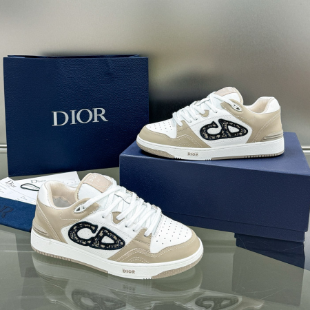 디올 B57 로우탑 스니커즈 화이트 & 베이지