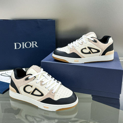 디올 B57 로우탑 스니커즈 화이트 & 베이지 & 블랙