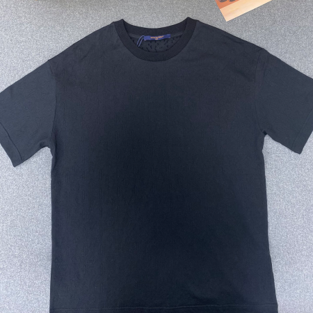 루이비통 모노그램 플로럴 코튼 티셔츠 블랙