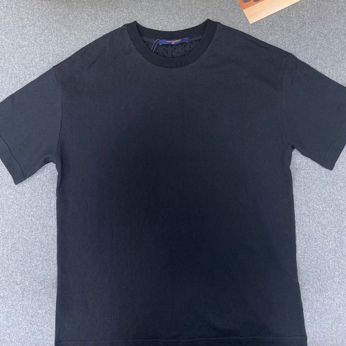 루이비통 모노그램 플로럴 코튼 티셔츠 블랙