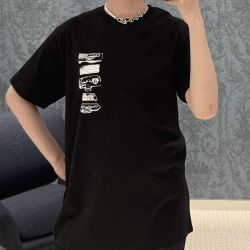 디올 아카이브 라벨 릴렉스 핏 티셔츠