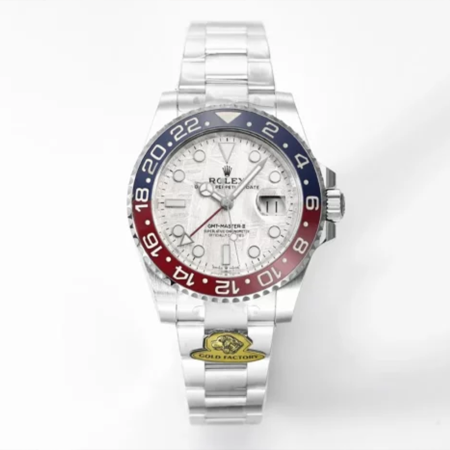 YG GOLD 공장 V3 롤렉스 GMT마스터 2 펩시 메테오 다이얼 126719