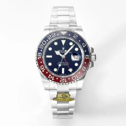 YG GOLD 공장 V3 롤렉스 GMT마스터 2 펩시 블랙 다이얼 126719