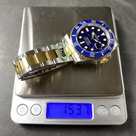 THB공장 롤렉스 서브마리너 청판 다이얼 옐로우 골드 콤비 41mm 126613