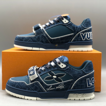 루이비통 LV 트레이너 스니커즈 블루