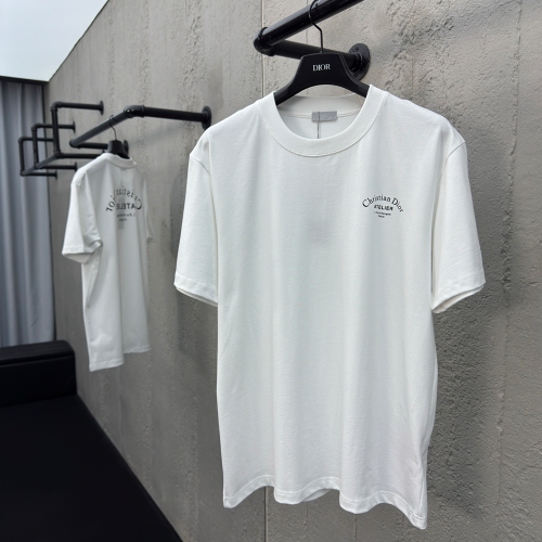 디올 아뜰리에 코튼 반팔 티셔츠 화이트