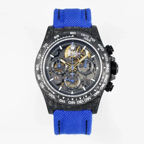 GET 공장 롤렉스 데이토나 DIW 커스텀 카본 케이스 블루 포인트 40mm