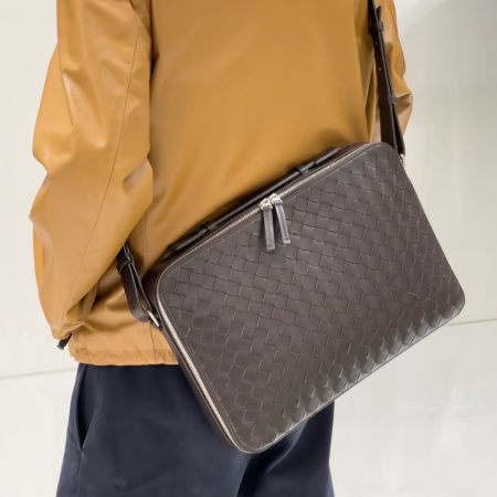 보테가베네타 겟어웨이 슬림 브리프 케이스 브라운 786662