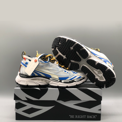 오프화이트 25SS 비 라이트 백 스니커즈 화이트 I 블루