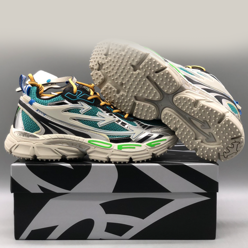 오프화이트 25SS 비 라이트 백 스니커즈 화이트 I 그린