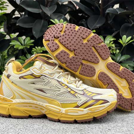 오프화이트 25SS 비 라이트 백 스니커즈 옐로우 I 브라운