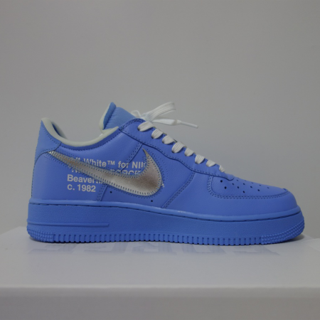 나이키 X 오프화이트 X 모마 콜라보 한정판 블루