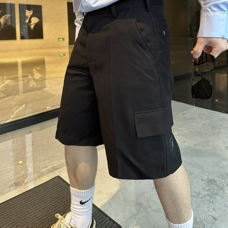 루이비통 테일러드 울 카고 쇼츠 팬츠