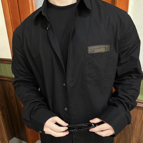 루이비통 레귤러 DNA 포플린 셔츠