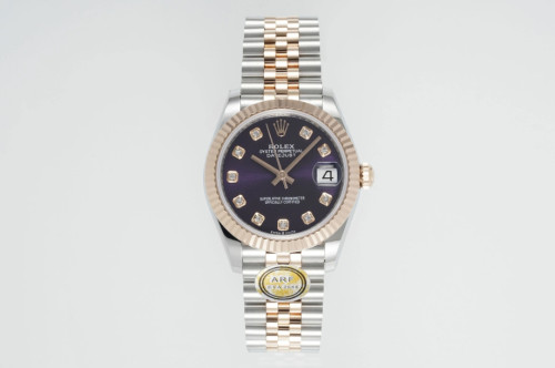 ARF공장 롤렉스 데이저스트 퍼플 10P 다이얼 RG 콤비 쥬빌레 브레이슬릿 31mm 278271